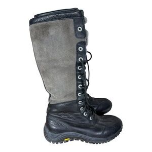 UGG Black Leather Boots‎
